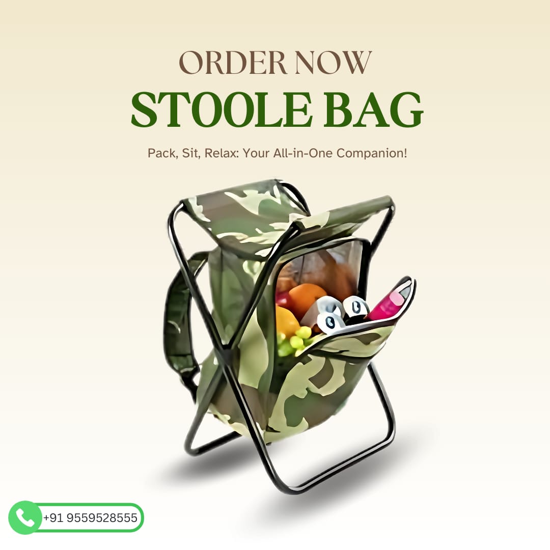 STOOLE in camping setting